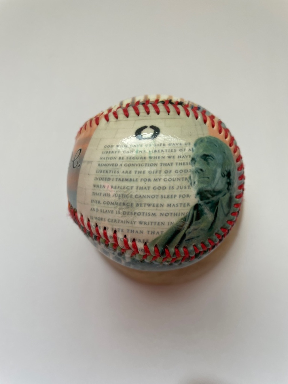 NWOT Washington D.C. Souvenir Decorative Baseball - Multi-Color - Picture 3 of 5